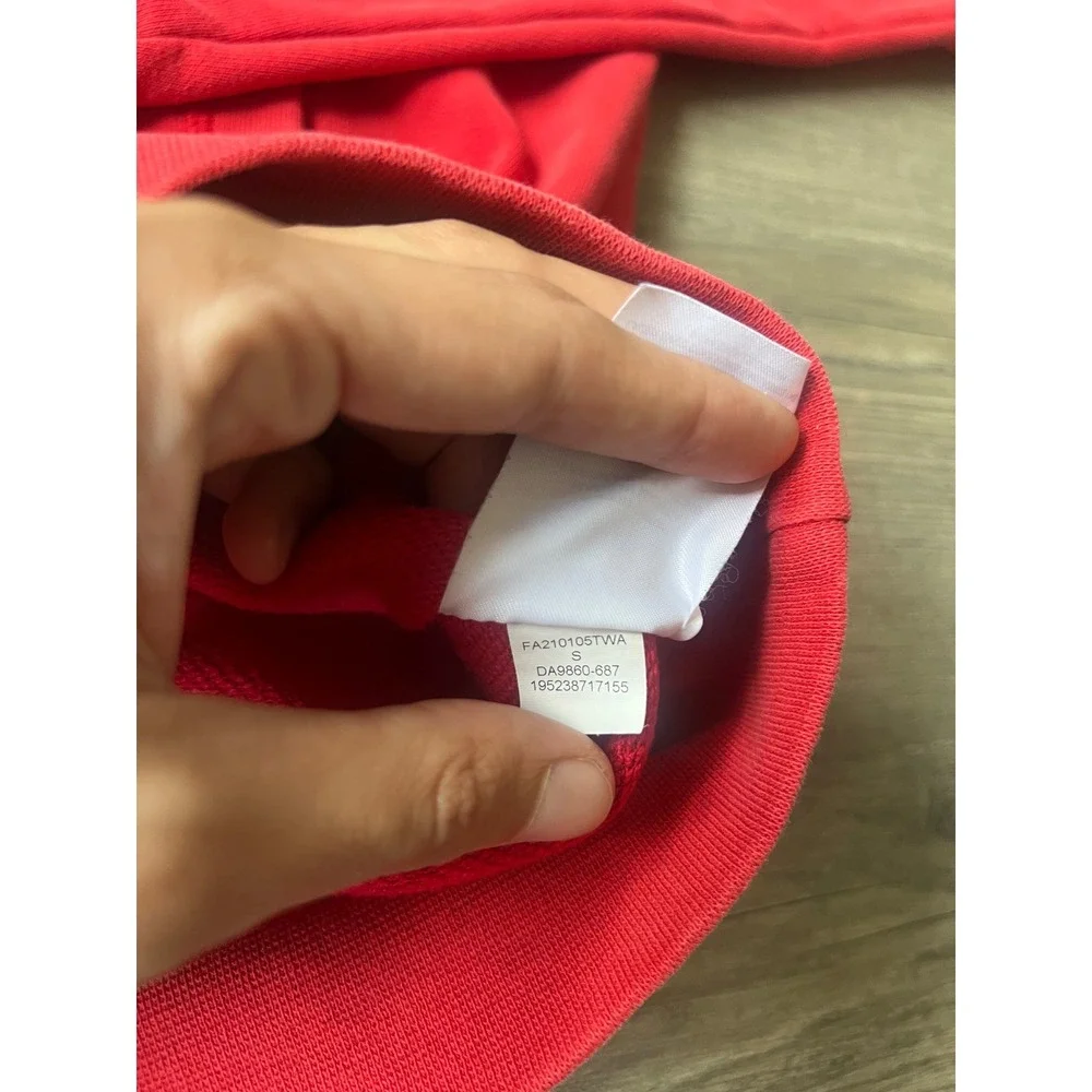 Jordan Men's Dri-Fit Sport Fleece Hoodie Gym Red Size Small